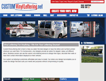 Tablet Screenshot of customvinyllettering.net